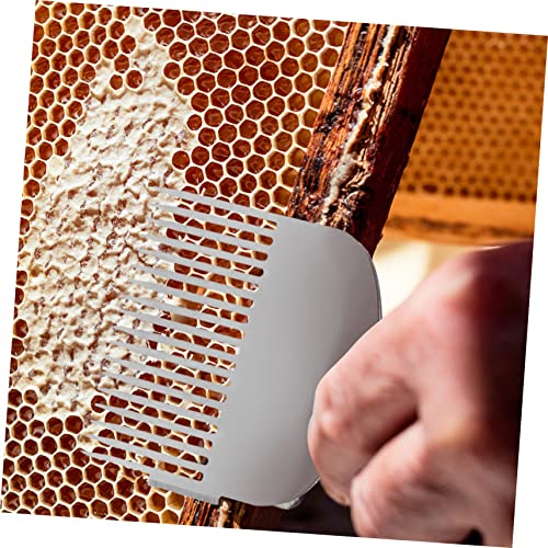 BESPORTBLE Beekeeper Honeycomb Scraper and Honey Shovel Tool for Easy Honey Harvesting Uncapping Fork for Beekeeping