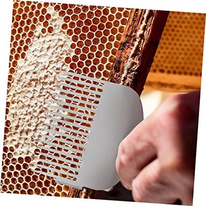 BESPORTBLE Beekeeper Honeycomb Scraper and Honey Shovel Tool for Easy Honey Harvesting Uncapping Fork for Beekeeping