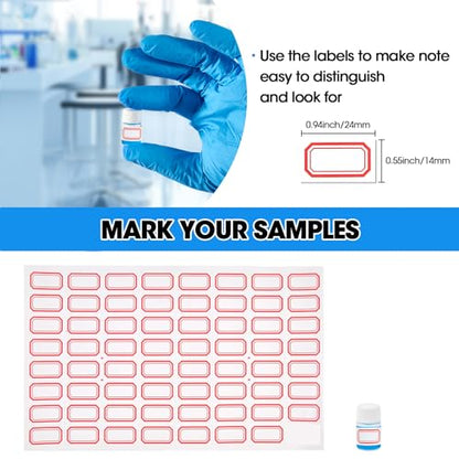 2ml Clear Glass Vials with Screw Caps and Plastic Stoppers, 1/2 Dram Small Liquid Sample Vial, Leak-Proof Vial, 25PCS(White Cap) - color: CLEAR, size: 2ml