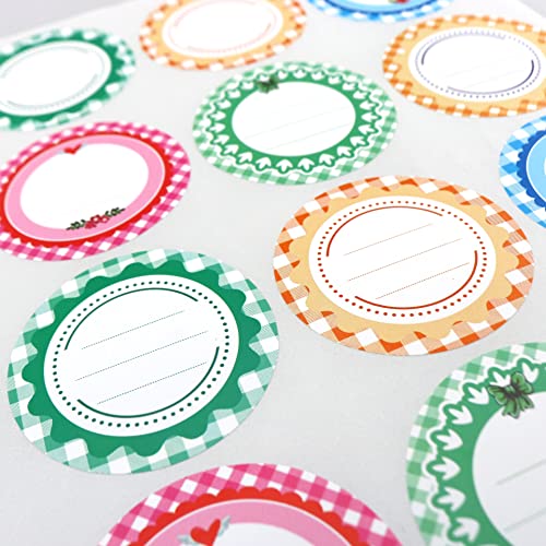 Canning Label MEETOOT 80PCS Removable Mason Jar Lid Labels Water Soluble Canning Supplies Label for Kerr, Mason Jars, Ball Jars, Food Containers and Canning Lids, Dissolvable Food Label