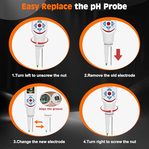 pH Meter Tester for Food with pH Probe