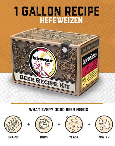 Craft A Brew Recipe Kit - Hefeweizen Refill - 1 Gallon - Ingredients for Home Brewing Beer - color: Hefeweizen