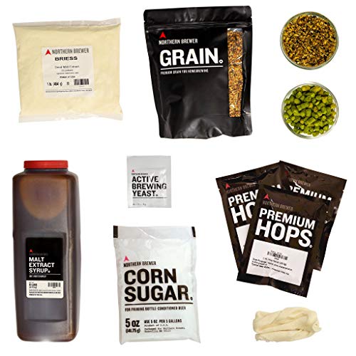 Northern Brewer - Nut Brown Dark Ale Extract Beer Recipe Kit Makes 5 Gallons - color: Nut Brown