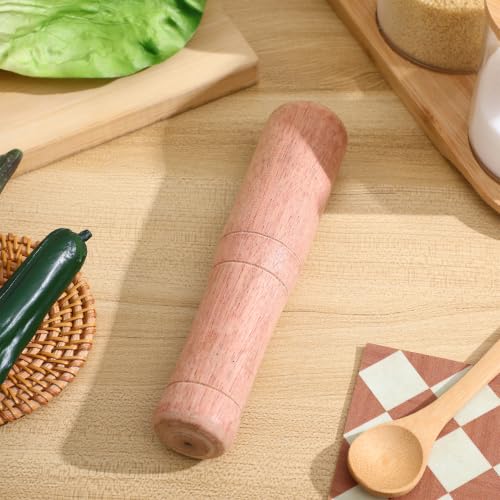 PRETYZOOM 7-Inch Wooden Kimchi Sticks Food Pounder for Mason Jar Fermentation Sauerkraut Cabbage Masher Kitchen Tool