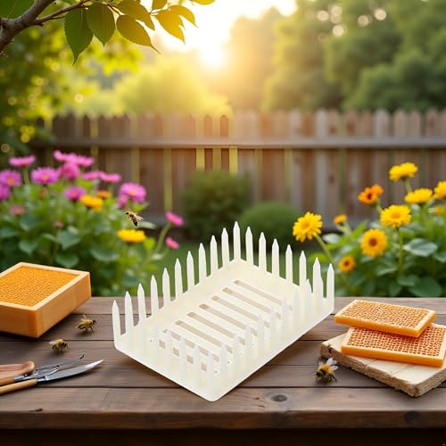 White Plastic Queen Marker Cage Clip Bee Catcher Beekeeper Beekeeping Tools Equipment Beekeeping Supplies Farm and Ranch, Patio, Lawn for Garden