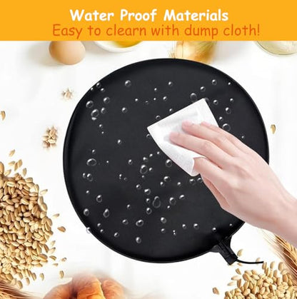 Brewing Heat Pad Sourdough Proofing Heat Mat with Temperature Controller Auto Off Timer for Home Beer Brewing Kombucha Yogurt Kefir Fermentation Sourdough Bread Proofing (With Controller, 2 Pack) - color: 2 Pack