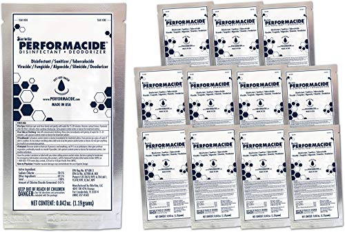 STAR BRITE PERFORMACIDE Disinfectant - Kills Virus in 30 Seconds - 32 OZ Refills 12 Pack - No Rinse, No Wipe, No Residue - Just Add Water (102032R-12) - style: 32 OZ 12 Pack Refill
