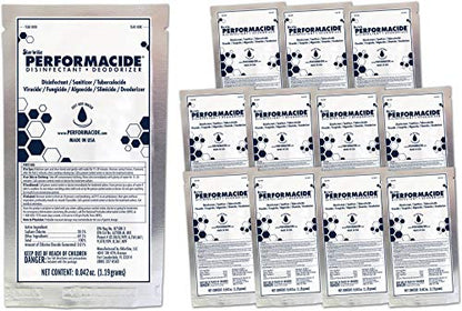 STAR BRITE PERFORMACIDE Disinfectant - Kills Virus in 30 Seconds - 32 OZ Refills 12 Pack - No Rinse, No Wipe, No Residue - Just Add Water (102032R-12) - style: 32 OZ 12 Pack Refill