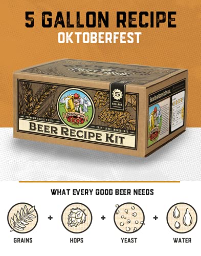 Craft a Brew - Beer Recipe Kit - Oktoberfest Ale - Home Brewing Ingredient Refill - Beer Making Supplies - Includes Hops, Yeast, Malts, Extracts - 5 Gallons - color: Oktoberfest Ale