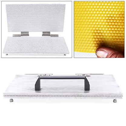220 x 420mm Bee Wax Foundation Sheet Mold Casting Machine Bee Wax Embossing Mold 4.7mm Eyes Comb Foundation Press Tool for Beekeeping Supply