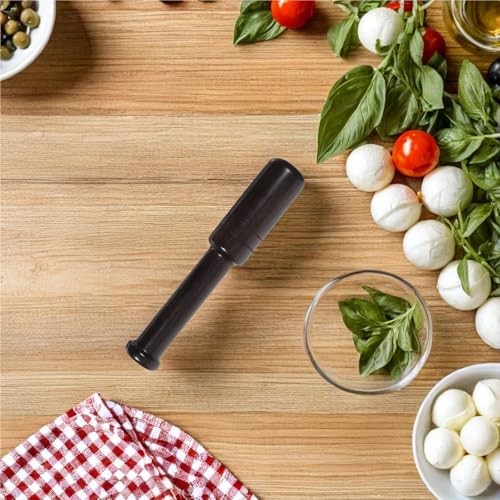 2Pcs Vegetable Fermentation Tamper Wooden Sauerkraut Pounder Black Fermentation Tamper Stick for Cabbage Pickled Vegetables Manual Grinding Rod Kitchen