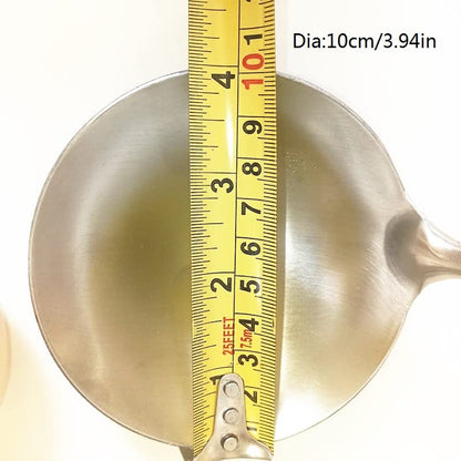Soup Ladle Stainless Steel Scoop Spoon 304 Stainless Steel Utensils for Cooking with Anti-Scald Design kitchen tool for Soup, Stew, Chili and Gravy Silver 13.58 Inches - size: W3.7"x L13.58", style: 304 Soup Scoop Ladle