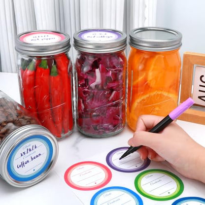 32oz Canning Jars, Wide Mouth Mason Jars with Lids and Bands Excellent Choice for Canning,Fermenting,Pickling,Spice Jars,Canned Goods,DIY Projects,Wedding Favors,Microwave/Freeze/Dishwasher Safe,4Pack