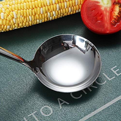 Stainless Steel Ladle, Berglander Soup Ladle, Cooking Ladle, Kitchen Ladle, Metal Soup Spoon For Cooking Non-Stick And Heat Resistant, Dishwasher Safe, Easy to Clean - size: G. Ladle