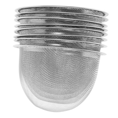 8pcs Stainless Steel Tea Infuser Basket Fine Mesh Strainer for Loose Leaf Tea Easy to Clean and Maintain - size: 7.00X7.00X5.00CM