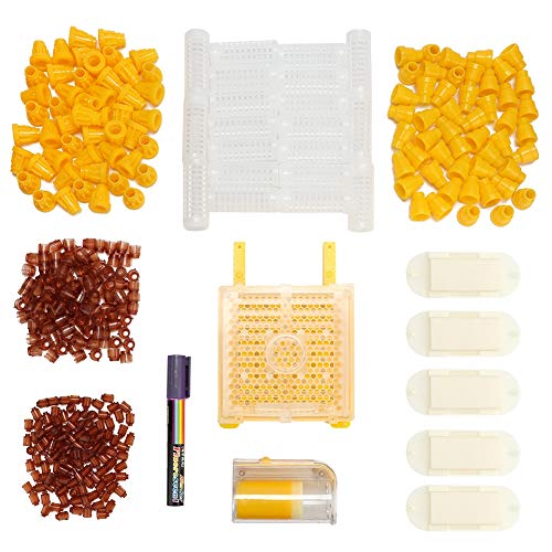 Yosoo Queen Rearing Kit, Queen Rearing Equipment Plastic Bee Breeding Set Cage Marking Bottle Beekeeping Tool Accessories