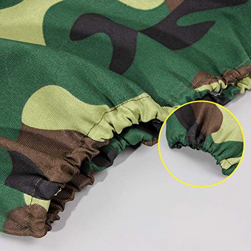 haozaikeji Professional Beekeeper Jacket Pull Over Beekeeping Suit Breathable Beekeeper Protective Clothing with Veil Hood for Beginner and Professionals - color: Camouflage-green