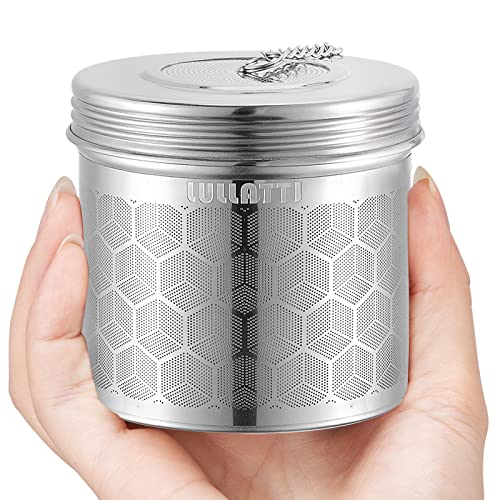Extra Large Tea Ball Infuser for Pitcher(2 Pack), 18/8 Stainless Steel Tea Steeper, Extra Fine Mesh Tea Strainer Perfect for Brewing Herbs, Iced Tea, Coffee, Cooking Soup - color: 2 Pack, size: XL-Cube