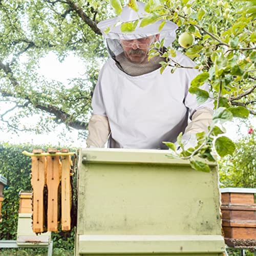 Professional Beekeeper Suit (Jacket, Pants, Gloves) Beekeeping Suit Bee Suits for Men Women - size: Adult-L