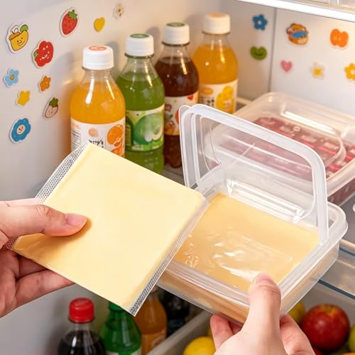 Fruit Cheese Box Frozen Meat Boxs Food Grade Refrigerator Freezer Storage Special Small Spare Food Fresh-Keeping Container