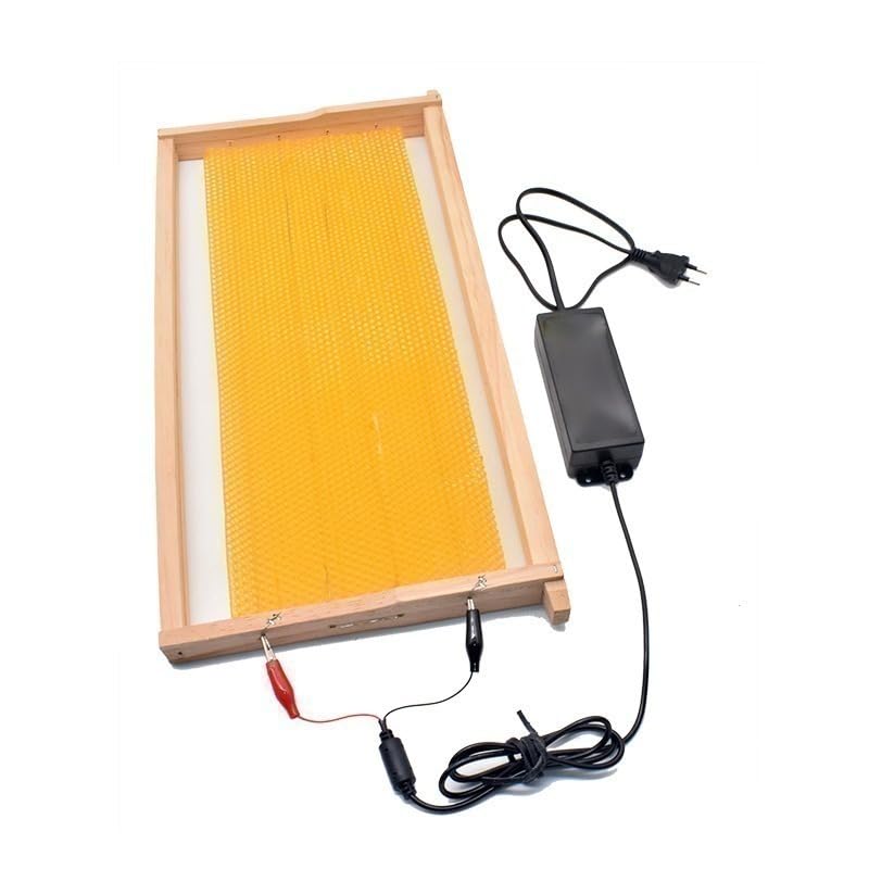 Adjustable Voltage 3-24V Beekeeping Electric Embedder Wax Wire Embedder Beehive Frame Embedder Beehive Installer Equipment for Wax Frames Beekeeping Tools