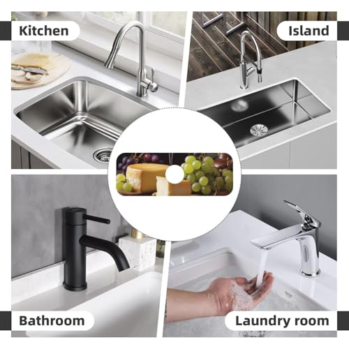 White Wine Cheese Faucet Mat for Kitchen Sink, Super Absorben Faucet Pad Splash Catcher, Diatomite Fast Drying Stone Faucet Handle Drip Catcher Tray Mat for Bathroom Sink Drying Pad 15" x 5.5"