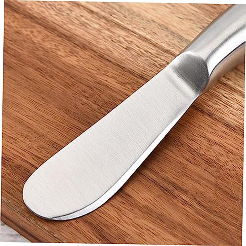 MAGICLULU Stainless Steel Cream Spatula Set 2-Piece Butter Spreader and Cheese Knife Kitchen Utensil for Baking and Icing Sturdy and Easy to Clean