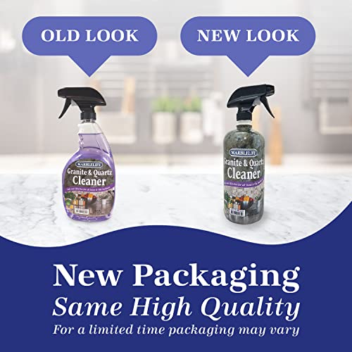 Marblelife Granite & Quartz Cleaner, Safe & Powerful Granite Countertop Cleaner, Oil & Wax Free Quartz Countertop, Effective Stone Care & Cleaning, 32oz Spray - size: 32 Fl Oz (Pack of 1)