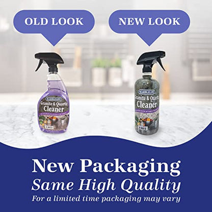 Marblelife Granite & Quartz Cleaner, Safe & Powerful Granite Countertop Cleaner, Oil & Wax Free Quartz Countertop, Effective Stone Care & Cleaning, 32oz Spray - size: 32 Fl Oz (Pack of 1)