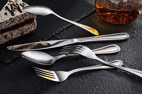 New Star Foodservice Windsor Pattern Stainless Steel Dinner Knife, 8.2-Inch, Set of 12, Commercial Grade - size: Stainless Steel - Dinner Knife (12-Piece)