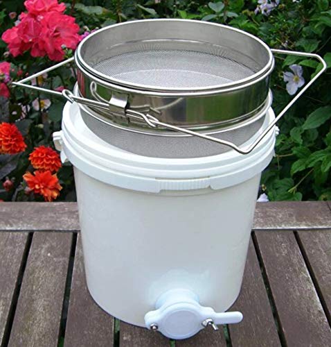 Honey Strainer Stainless Steel Double Sieve Bee Keeping Equipment Filter