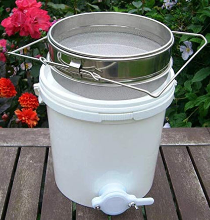 Honey Strainer Stainless Steel Double Sieve Bee Keeping Equipment Filter