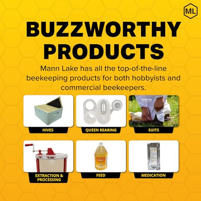 Mann Lake Pro-Sweet Liquid Bee Feed, Prevents Crystallization & Fermentation, Ideal for Nectar Dearth and Cool Seasons, Beekeeper Essential, Healthy Colony, 2.5-Gallon Jug - size: 318 Fl Oz (Pack of 1)