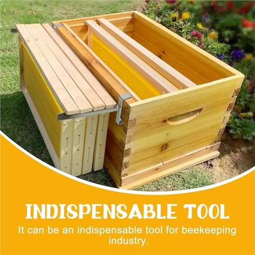 2 Pcs Beehive Frame Holder,Stainless Steel Beehive Frame Perch,Full Frame Capacity Beekeeping Frame Support Bracket Rack