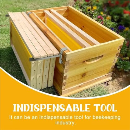 2 Pcs Beehive Frame Holder,Stainless Steel Beehive Frame Perch,Full Frame Capacity Beekeeping Frame Support Bracket Rack