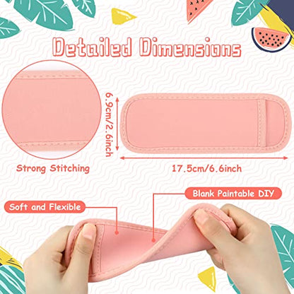 JANYUN Ice Pop Sleeves, 24 Pack Sublimation Blanks Popsicle Holder Reusable Freezer Pop Holders Bags Neoprene Popsicle Holders for Kids Adults Heat Press Transfer - color: Pink