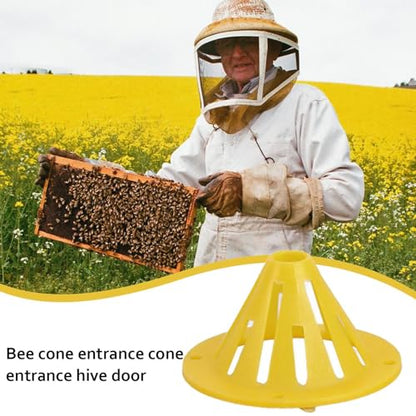 Beekeeping Entrance, Beekeeping Equipment Beehive Tool, Hives Beekeeping Equipment Beehive Tool with Lid Bee Water Sugar Feeder, Water Proof Beekeeping Supplies Tools, Beekeeping Tool for Bee Escape