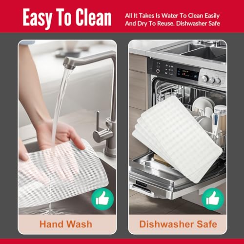 GUCUJI Silicone Mesh Mats for Harvest Right Freeze Dryer (Medium 5 Trays), Non-Stick, Reusable, Easy to Clean, Food Grade BPA Free, 5Pcs