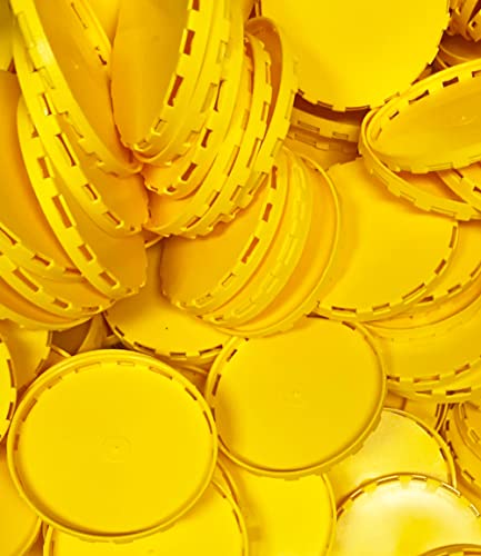 Generic Keg Caps 50pcs. Protect the filling and valve of your kegs with a vented keg cap. MATERIAL: PLASTIC. (YELLOW) - color: Yellow