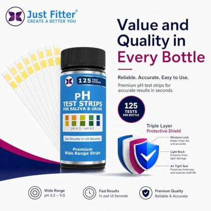 pH Test Strips for Testing Alkaline and Acid Levels in The Body. Track & Monitor Your pH Level Using Saliva and Urine. pH Tester for Highly Accurate Results in Seconds.