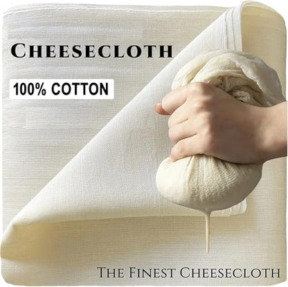 MDS, 100 Yard Cheesecloth Natural Unbleached 100% Cotton Ultra Fine Grade 50, 48” Wide (1200 Sq Feet) For Cooking, Cheese making, Basting, Canning, Straining, Steaming, Cleaning Multipurpose fabric - size: 100 Yard