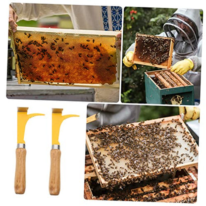 2pcs Elbow Knife Bee Hive Hand Tool Beekeeping Equipment for Bee Hive Scraper