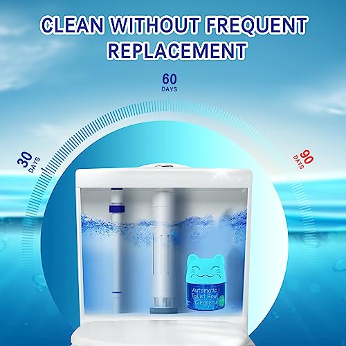 Simple Life Toilet Bowl Cleaner | Automatic Long-Lasting Toilet Bowl Cleaner Tablets | Easy-To-Use, Septic Safe Toilet Cleaner in Bottle | Powerfully Cleans and Prevent Stain Build Up | 6 Count - size: 6 Count (Pack of 1)