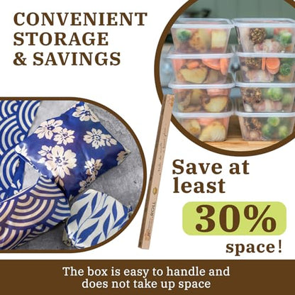 3 Rolls Reusable Beeswax Wraps for Food 13 x 40 Inches Bees Wax Wraps Reusable Food Storage Wrap Beeswax Paper Roll for Bread Sandwich Cheese Fruit Snacks(Vivid) - style: Pattern