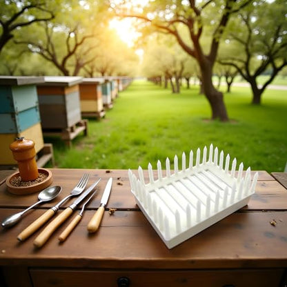 White Queen Marker Cage Clip Bee Plastic Catcher Beekeeper Beekeeping Tools Equipment Plastic Beekeeping Supplies Farm and Ranch Beekeeping for Beginners