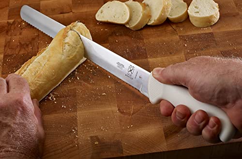 Mercer Culinary Ultimate White 12" Wavy Edge Slicer Knife - style: Wavy Edge Slicer Knife 12 Inch
