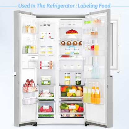 500 Pcs 1 inch X 2 inch Restaurant Quality Shelf Life Food Rotation Labels, Self-Adhesive Removable for Reusable Containers, Food Safety Date Sticker, Leftover Labels (1 * 2in-500pc-Blue5) - style: 1Roll-Blue