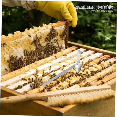 BESPORTBLE Stainless Steel Beekeeping Frame Holder Professional Hive Frame Rest for Easy Inspection and Harvesting Durable Nesting Shelf for Beekeeper Supplies