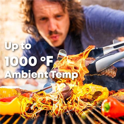 ChefsTemp ProTemp 2 Plus Needle Probe Wireless Meat Thermometer with Temperature Controller Unlimited Range Bluetooth & WiFi Enabled Smart Cooking Smoker Grilling BBQ Oven Kitchen (Stand + 1 Probe)