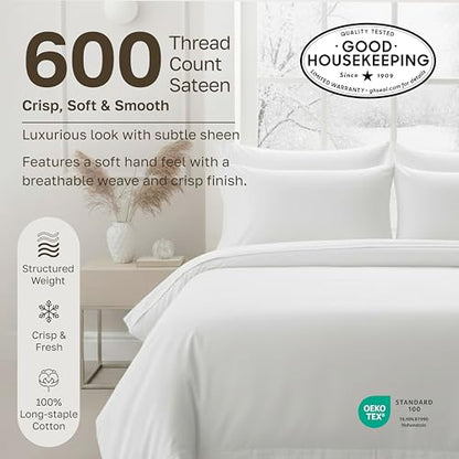 California Design Den 100% Cotton Twin Sheets Set - Luxury 600 Thread Count, Sateen Weave, Deep Pocket Sheets Twin Size Bed Set - Brick Red - color: 26 - Brick Red, size: Twin
